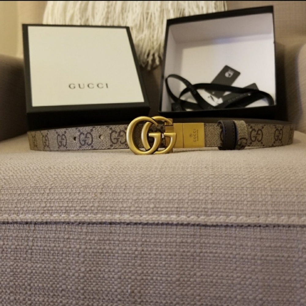 Gucci Marmont Reversable leather belt, 90